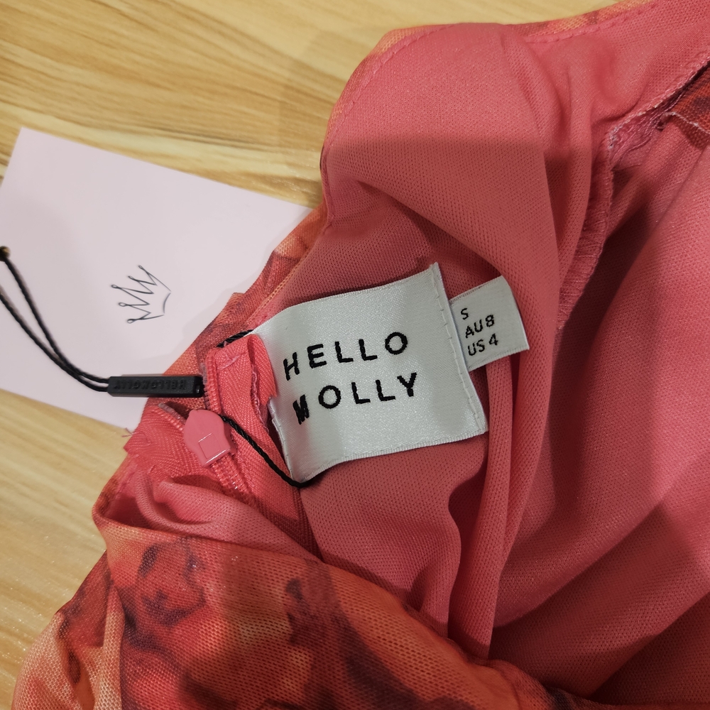Hello Molly Vibrant Red Backless Dress - Picture 8 of 9